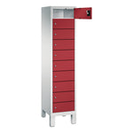 C+P Schließfachschrank Evolo48 mit Standfuß 10 Fächer