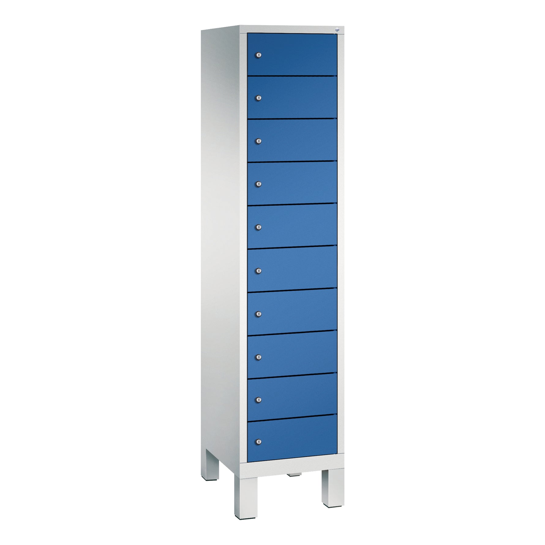 C+P Schließfachschrank Evolo48 mit Standfuß 10 Fächer – Produktbild 6