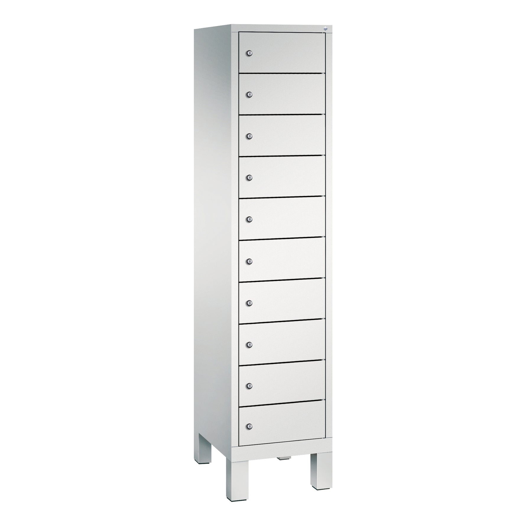 C+P Schließfachschrank Evolo48 mit Standfuß 10 Fächer – Produktbild 12