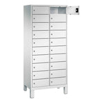 C+P Schließfachschrank Evolo48 mit Standfuß 2 x 10 Fächer