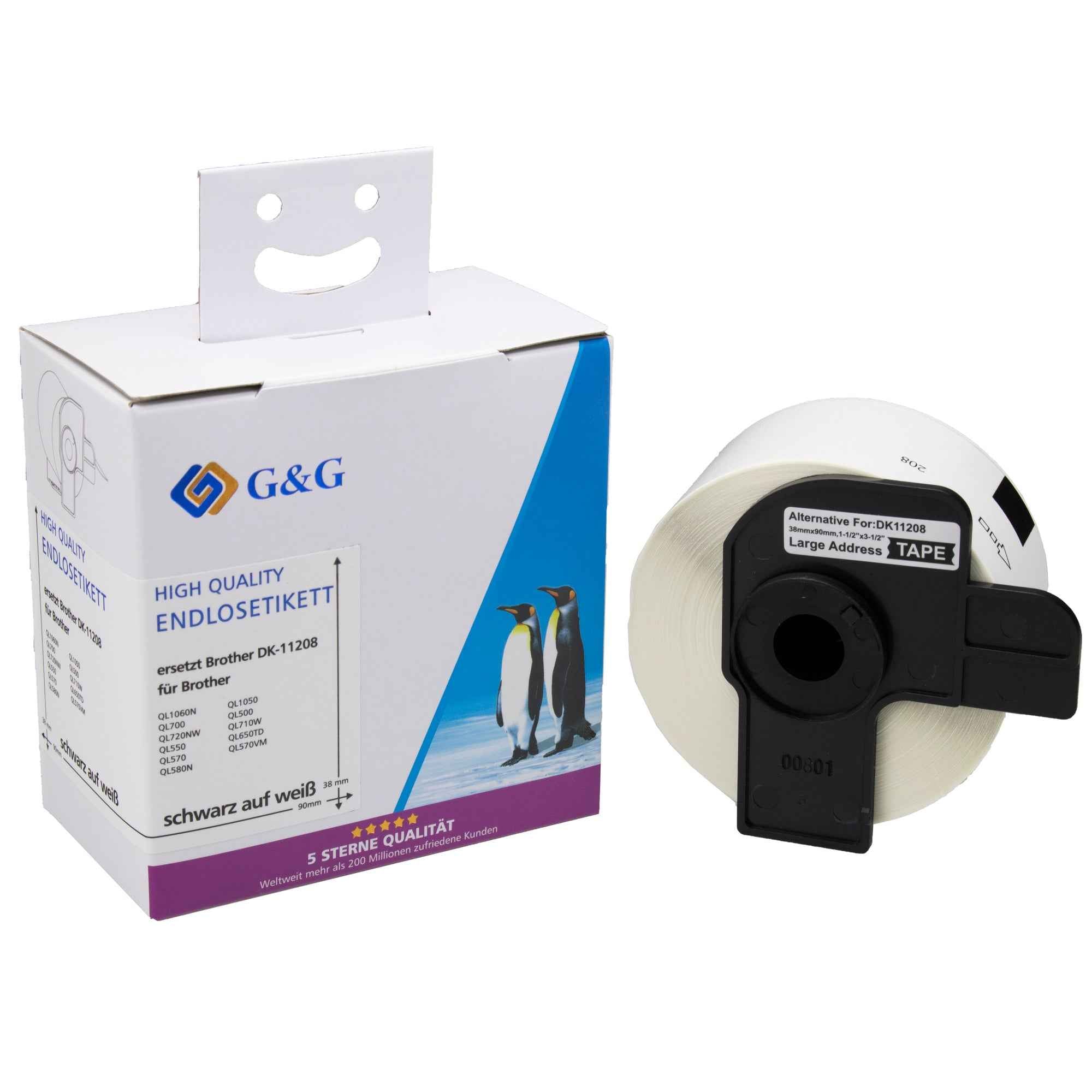 G&G Adressetikett Brother DK-11208