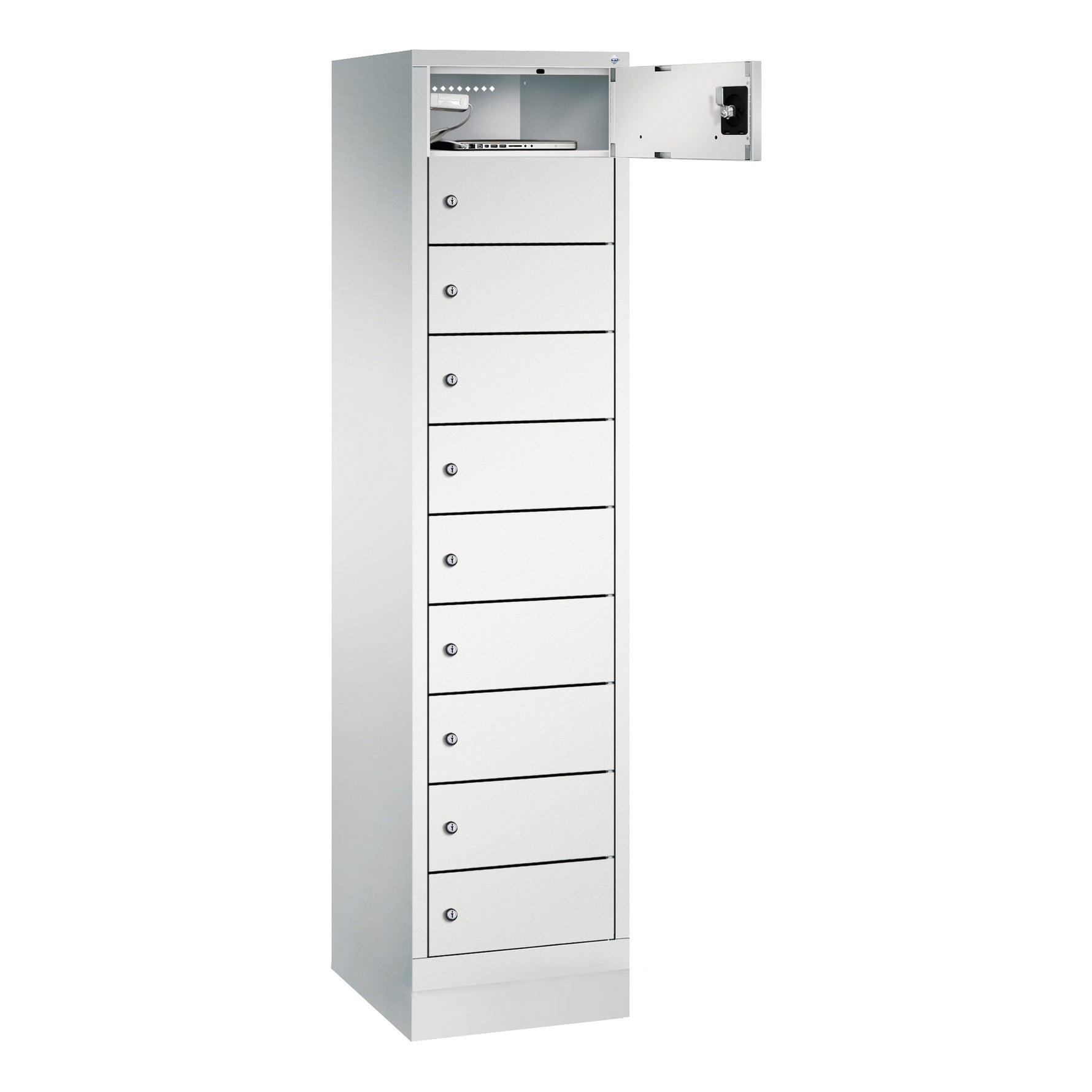 C+P Schließfachschrank Evolo48 mit Sockel 10 Fächer – Produktbild 13