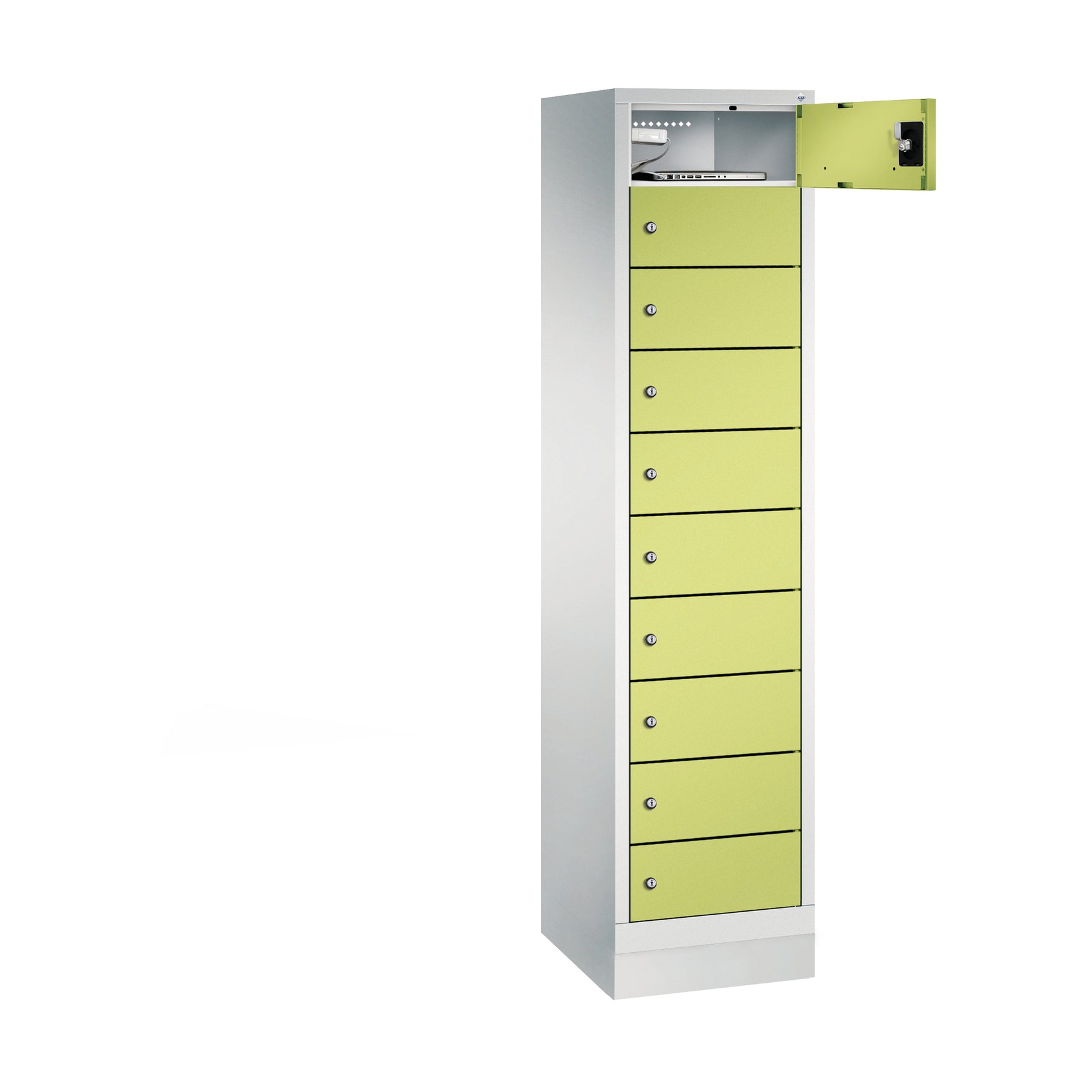 C+P Schließfachschrank Evolo48 mit Sockel 10 Fächer – Produktbild 12