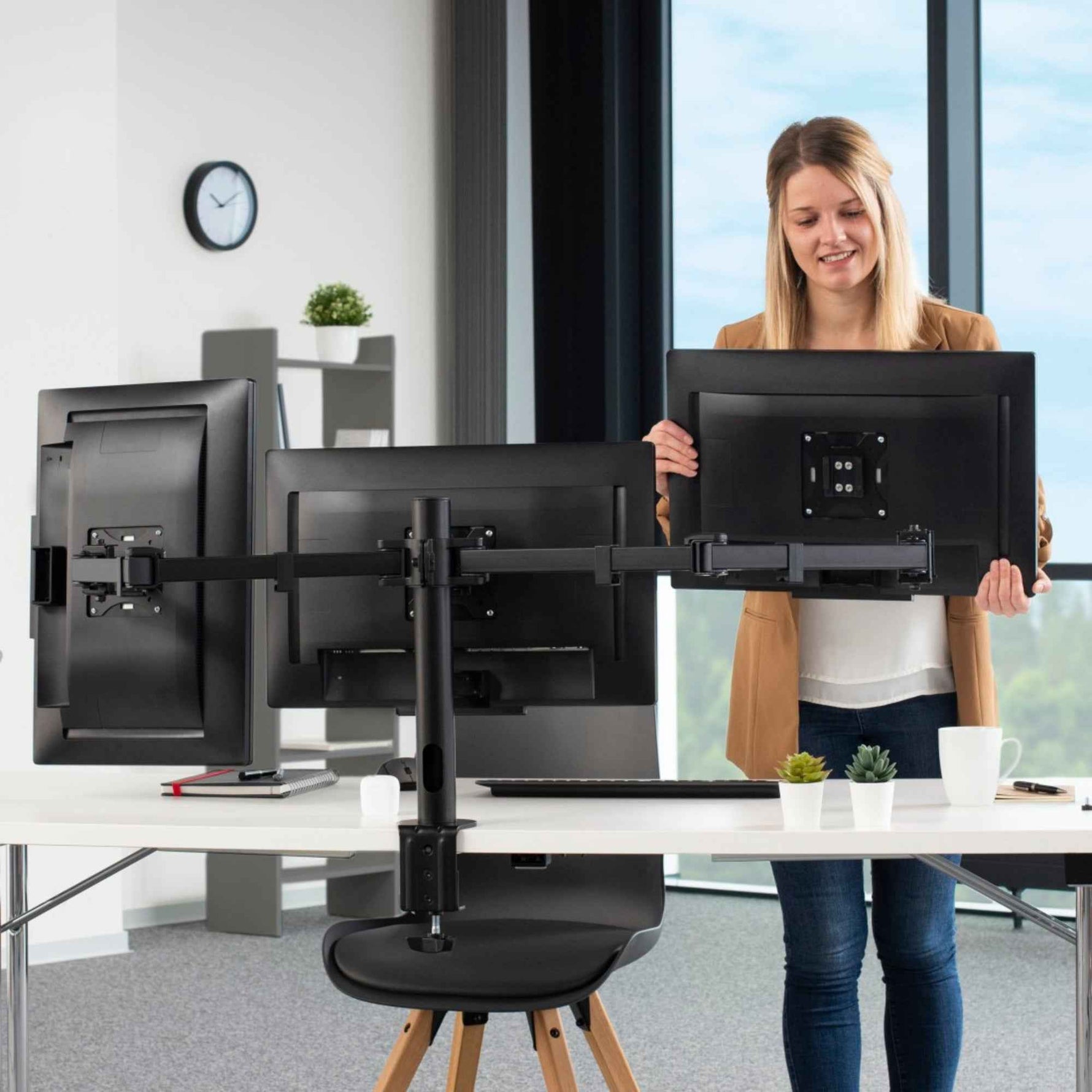 Hama Monitorschwenkarm FULLMOTION 3 Arme