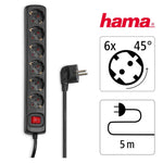 Hama Steckdosenleiste schwarz
