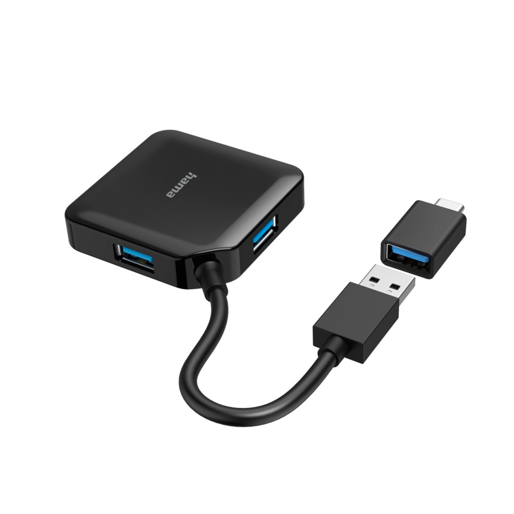 Hama USB-Hub USB-A, USB-C - Wiepa Bürofachpartner
