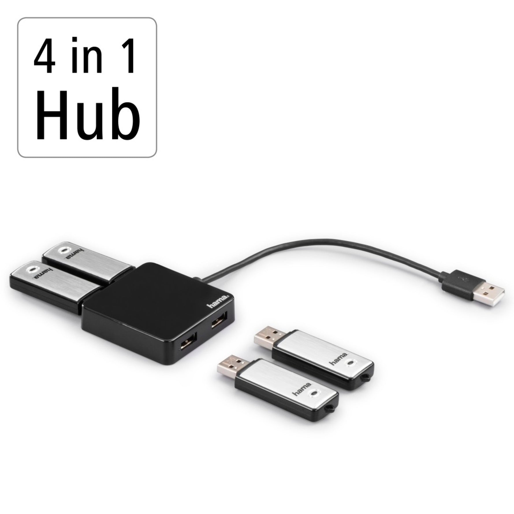 Hama USB-Hub USB-A - Wiepa Bürofachpartner