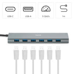 Hama USB-Hub Essential Line 156 x 12 x 32 mm (B x H x T)