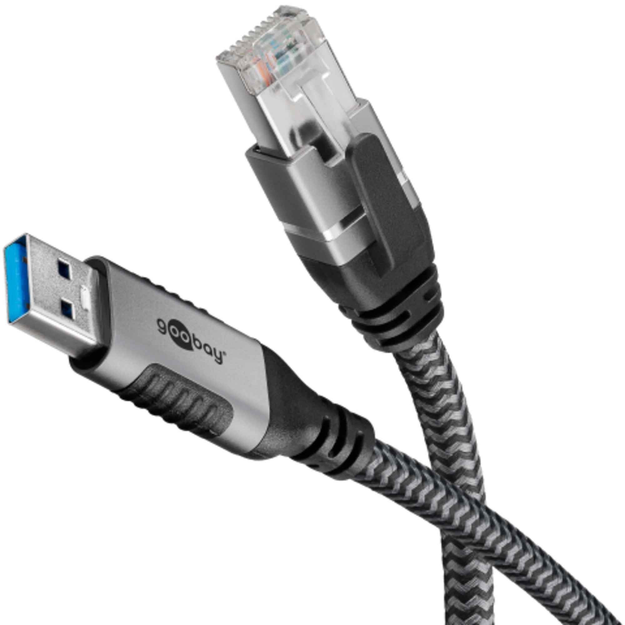 Goobay® USB-Kabel USB-A-Stecker/RJ45-Stecker