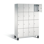 C+P Schließfachschrank Cambio 1.200 x 1.980 x 525 mm (B x H x T) 16 Fächer lichtgrau – Produktbild 6