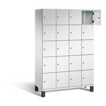 C+P Schließfachschrank Cambio 1.200 x 1.980 x 525 mm (B x H x T) 20 Fächer lichtgrau – Produktbild 6