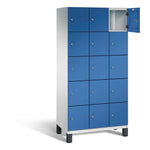 C+P Schließfachschrank Cambio 900 x 1.980 x 525 mm (B x H x T) 15 Fächer lichtgrau