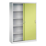 C+P Schiebetürenschrank Acurado 1.200 x 1.950 x 400 mm (B x H x T) lichtgrau
