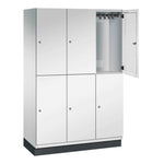 C+P Kleiderspind Cambio 1.200 x 1.950 x 525 mm (B x H x T) lichtgrau