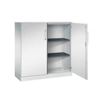 C+P Flügeltürenschrank Asisto 1.200 x 1.310 x 435 mm (B x H x T) lichtgrau
