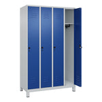 C+P Kleiderspind Classic PLUS mit Standfuß 1.200 x 1.950 x 500 mm (B x H x T) lichtgrau – Produktbild 2