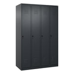 C+P Kleiderspind Classic PLUS mit Sockel 1.200 x 1.850 x 500 mm (B x H x T) schwarzgrau – Produktbild 4
