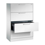 C+P Hängeregistraturschrank Asisto 2-bahnig lichtgrau