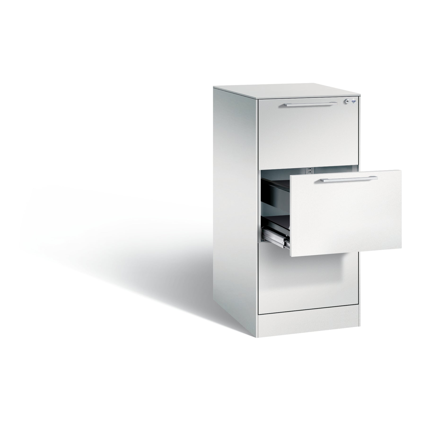 C+P Hängeregistraturschrank Asisto 440 x 998 x 600 mm (B x H x T) lichtgrau – Produktbild 2