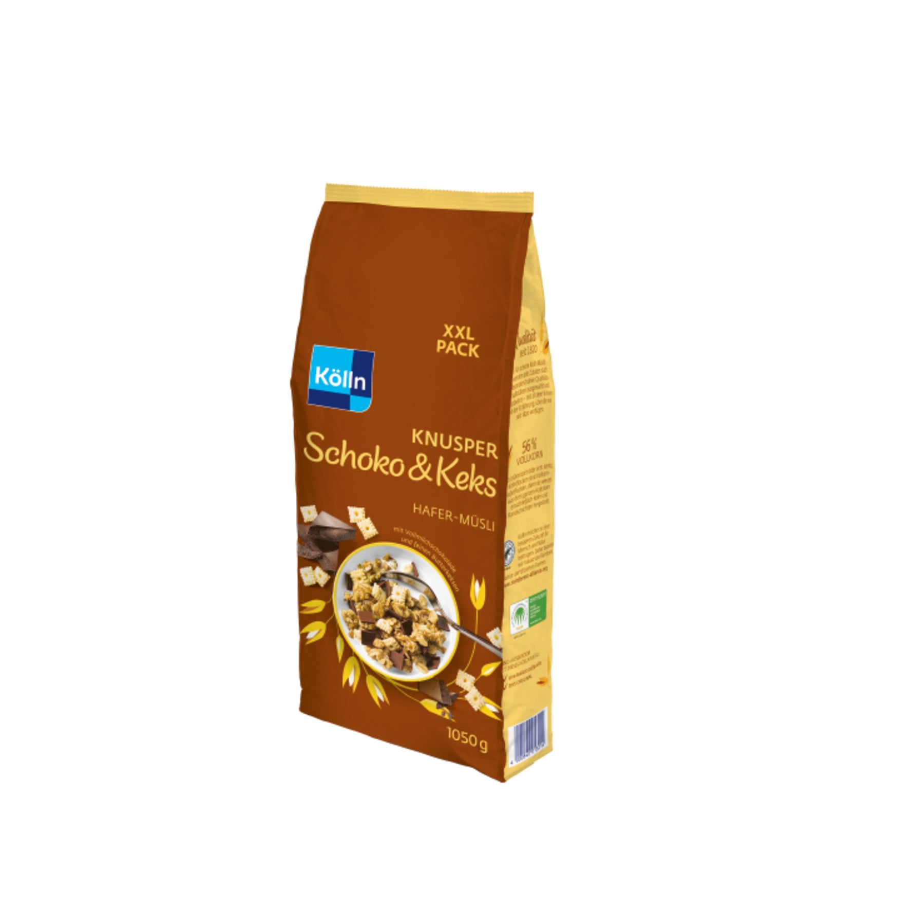 Kölln Müsli Knusper Schoko & Keks Hafer 6 x 1.050 g/Pack. - Wiepa Bürofachpartner
