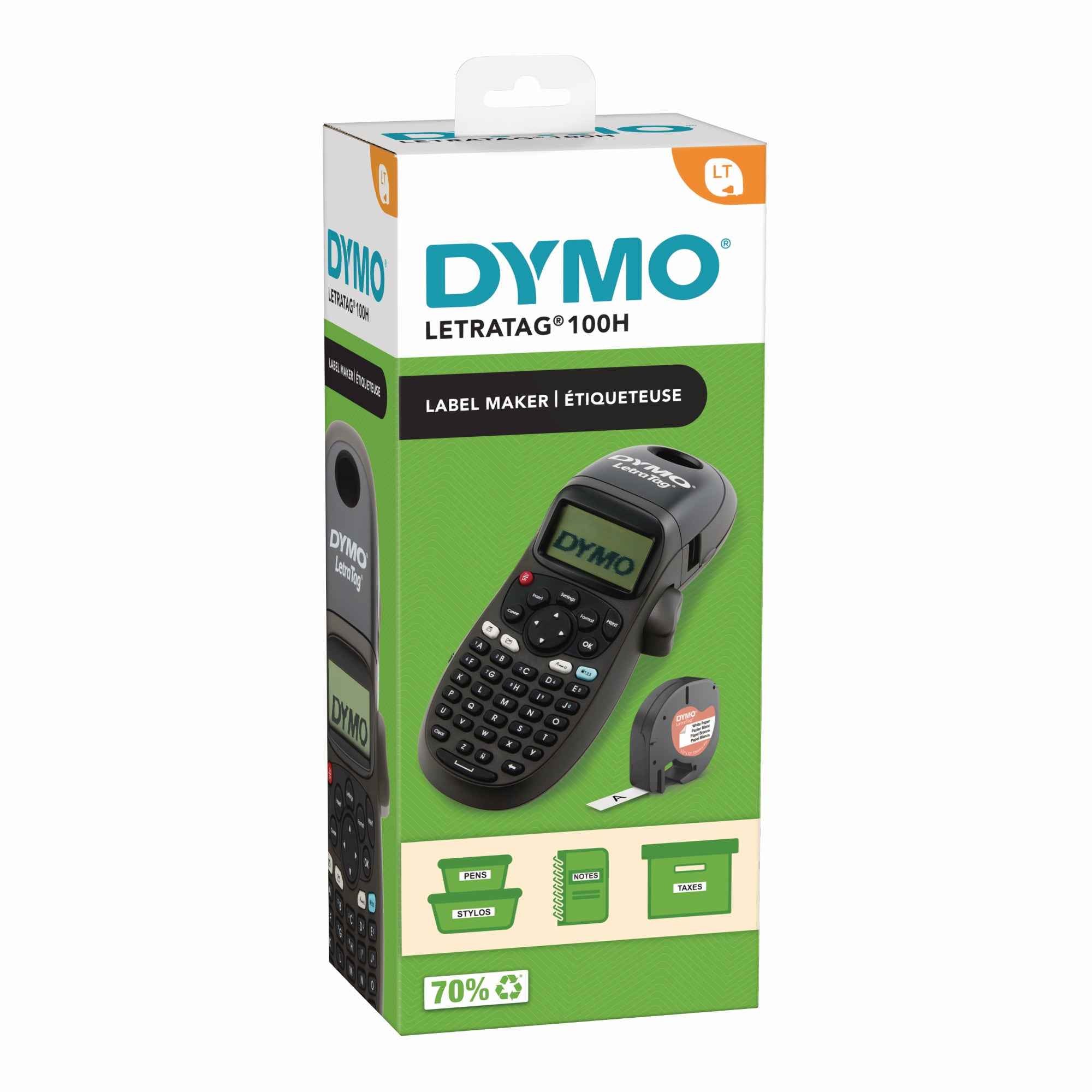 DYMO® Beschriftungsgerät LetraTag® 100H schwarz