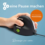 R-Go Tools Optische PC Maus HE Break ergonomisch groß