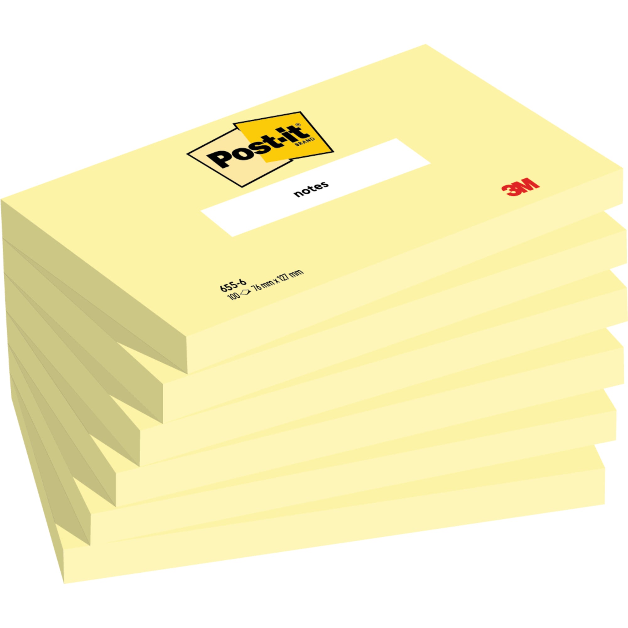 Post-it® Haftnotiz Notes 6 Block/Pack. - Wiepa Bürofachpartner
