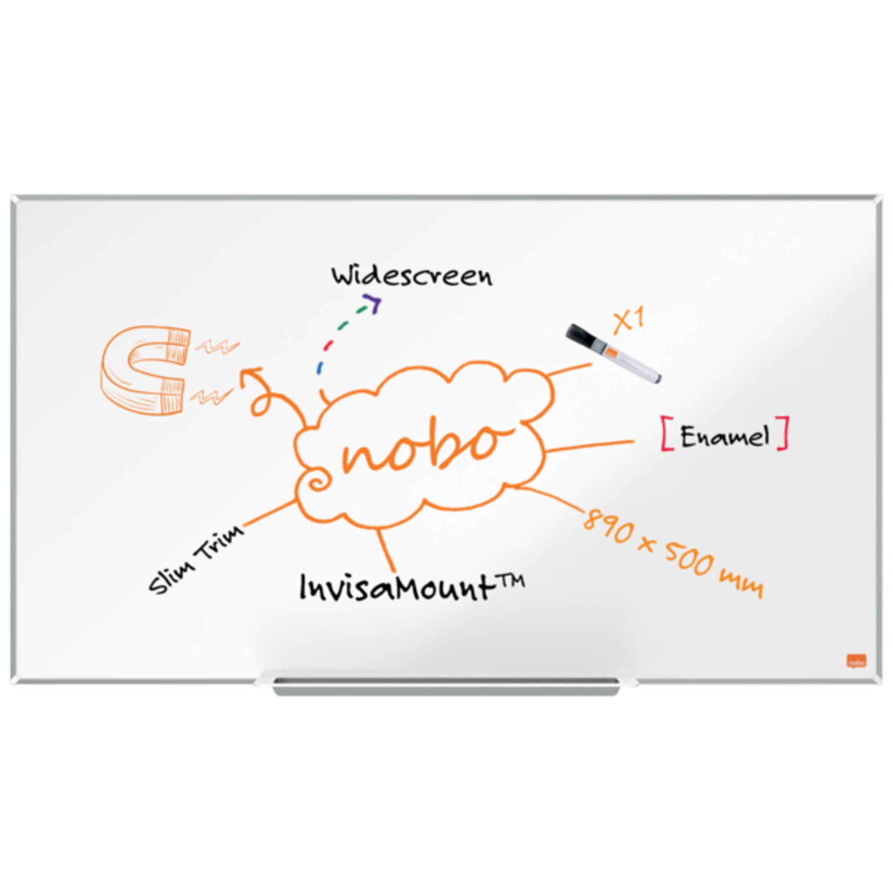 Nobo® Whiteboard Impression Pro Widescreen - Wiepa Bürofachpartner