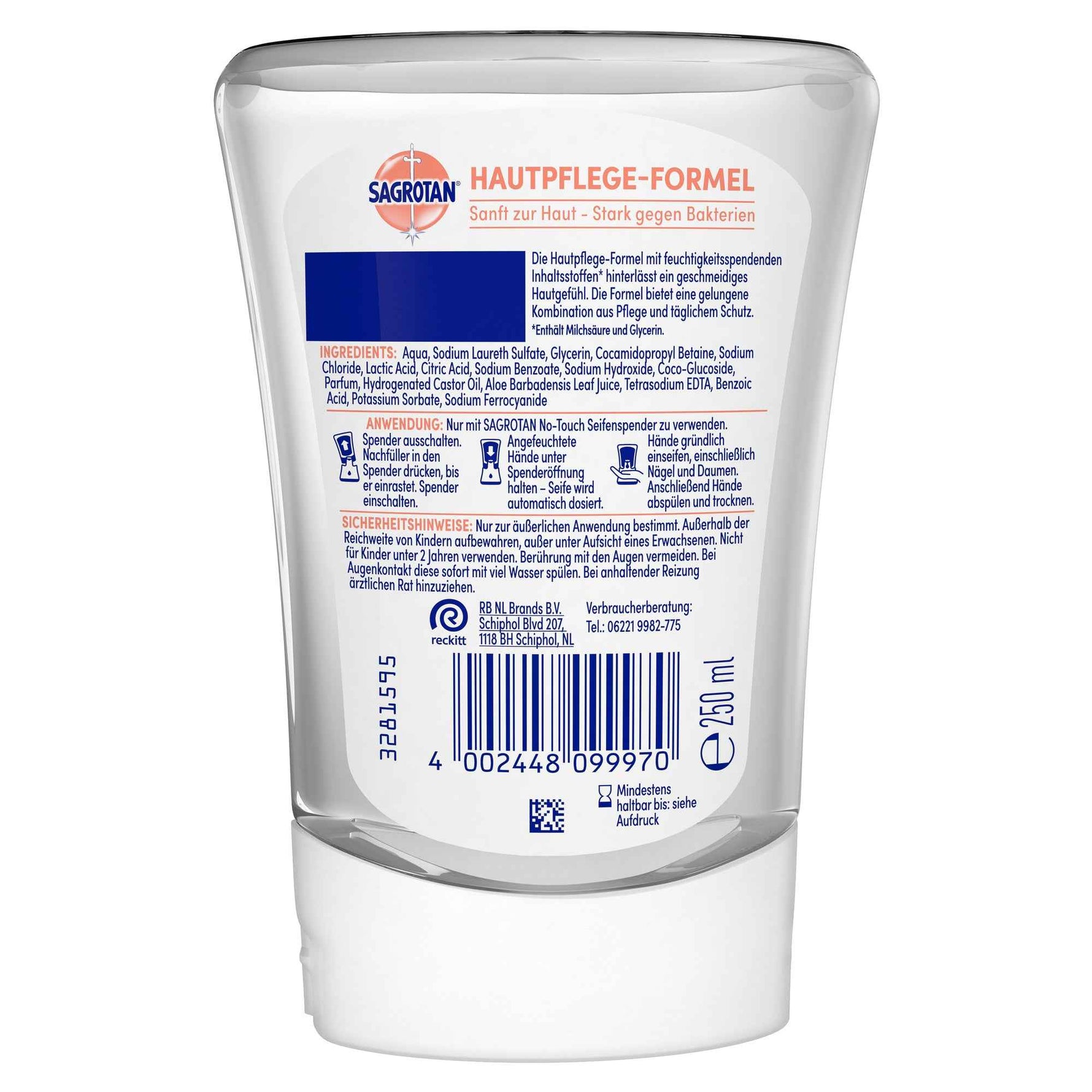 Sagrotan Flüssigseife No-Touch Aloe Vera