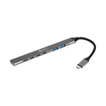 BakkerElkhuizen USB-Hub 7-in-1 - Wiepa Bürofachpartner