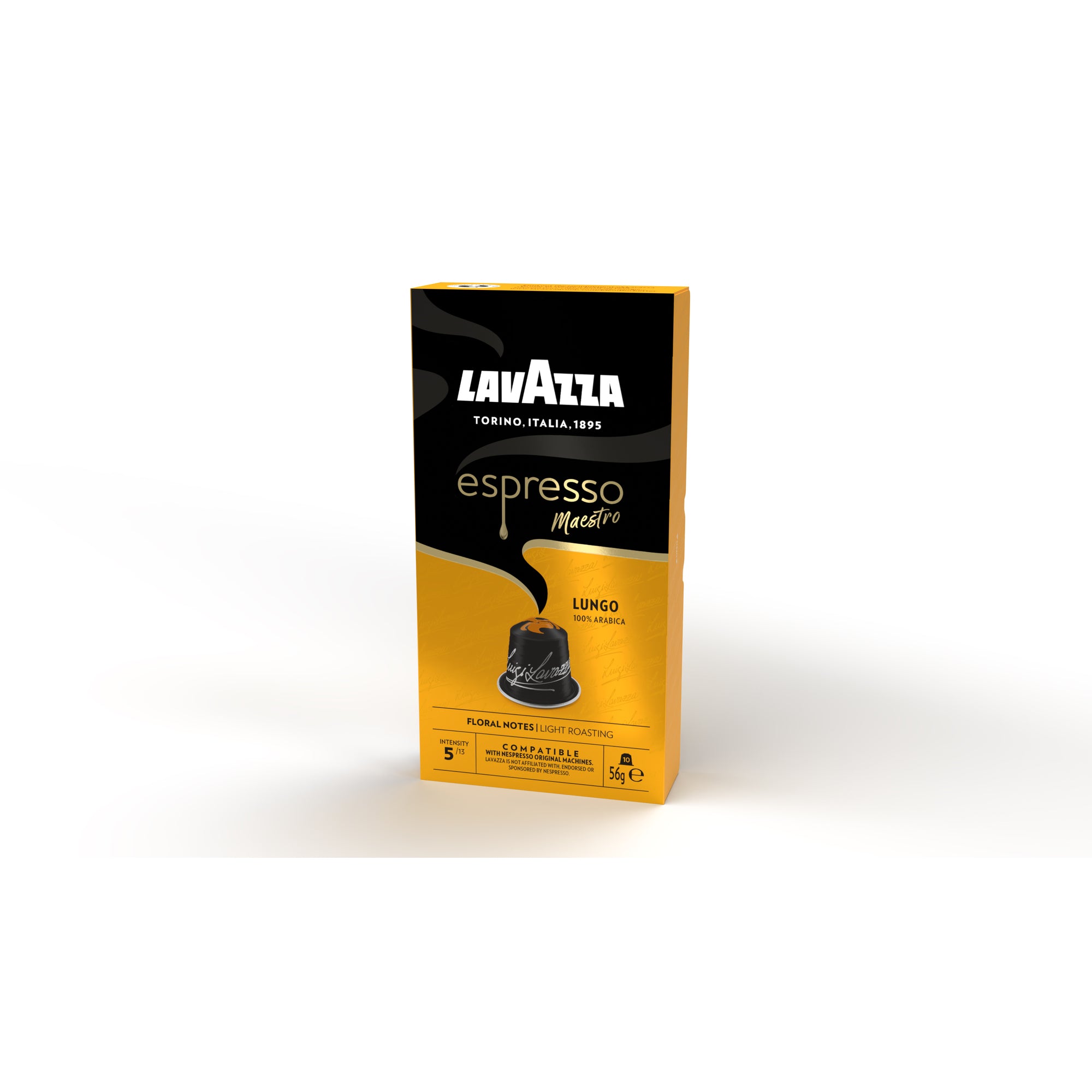 Lavazza Espressokapsel Maestro Lungo, 100 % Arabica - Wiepa Bürofachpartner