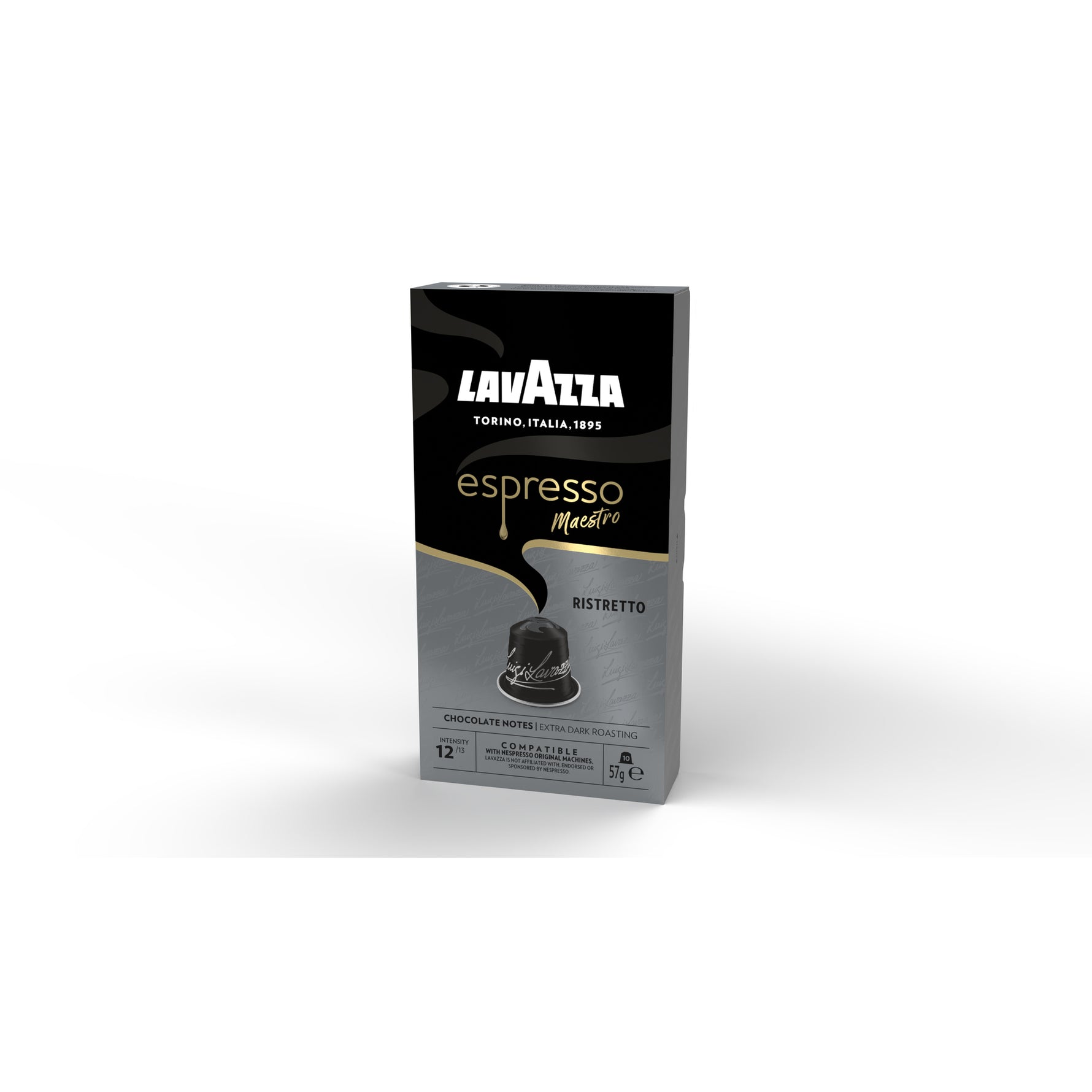 Lavazza Espressokapsel Maestro Ristretto, karamellisiert, schokoladig - Wiepa Bürofachpartner