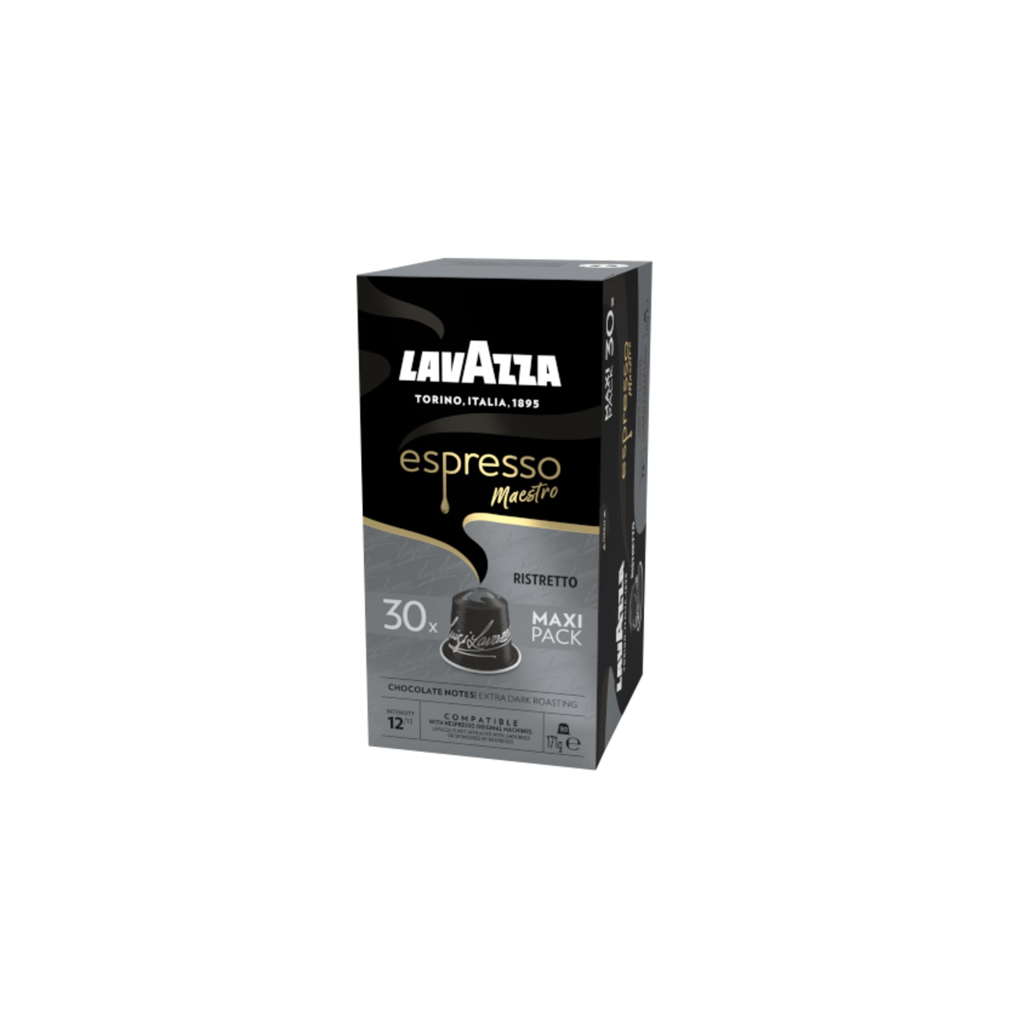 Lavazza Espressokapsel Maestro Ristretto, karamellisiert, schokoladig - Wiepa Bürofachpartner