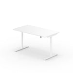 Sedus Schreibtisch se:lab elektronisch 1.400 x 650-1.280 x 700 mm (B x H x T) naturweiß