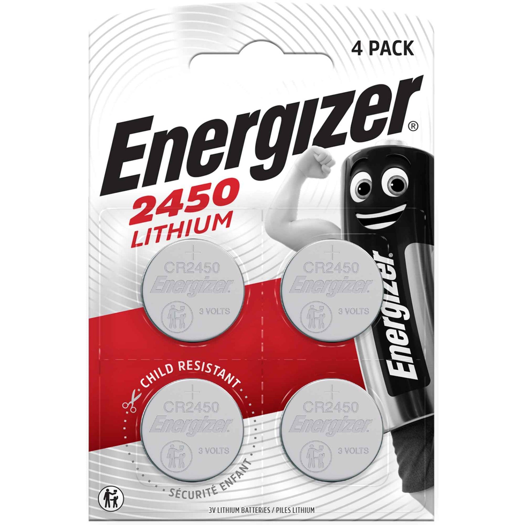 Energizer® Knopfzelle Lithium CR2450