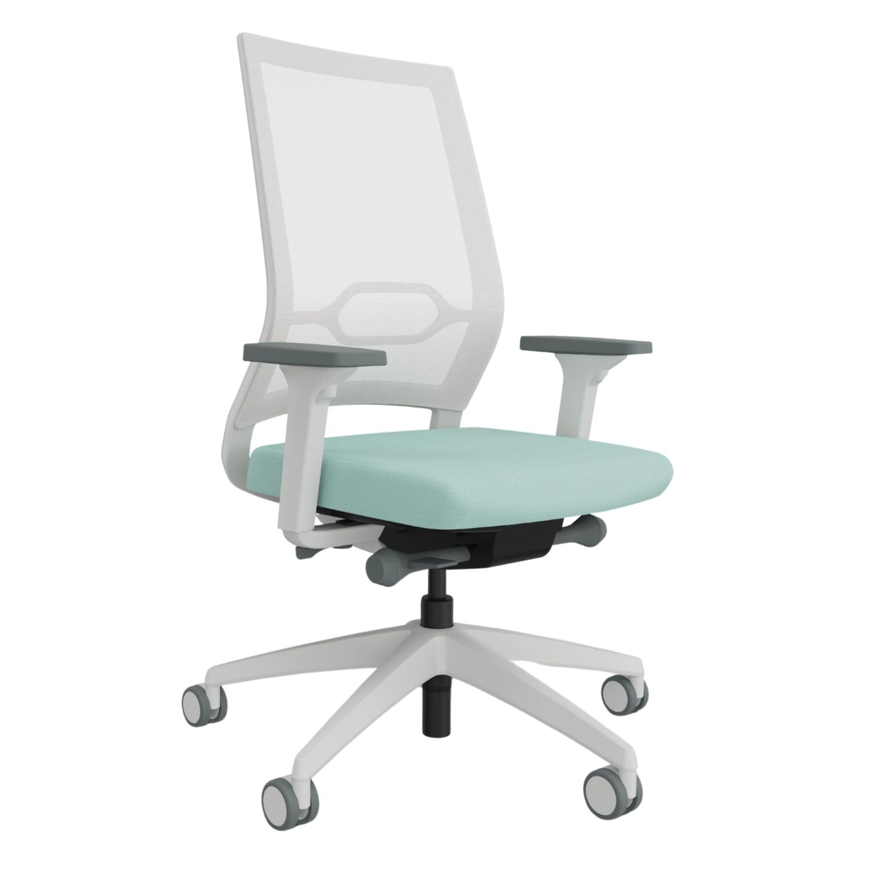 Sedus Bürodrehstuhl Quarterback 2 weißgrün – Produktbild 3