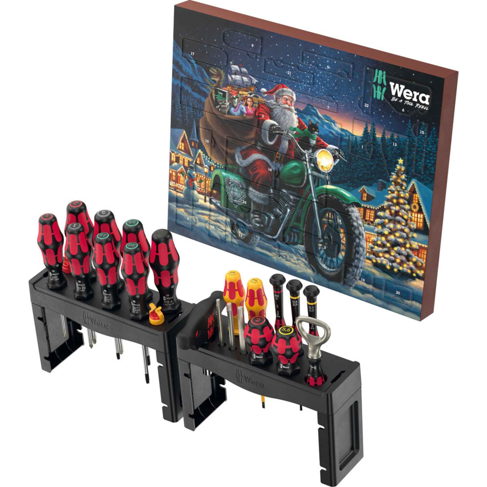 Wera Adventskalender gefüllt