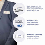 Avery Zweckform Namensschild polar® classic 80 x 34 mm (B x H) 20 St./Pack.
