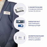 Avery Zweckform Namensschild polar® classic 70 x 30 mm (B x H) 5 St./Pack.