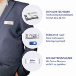 Avery Zweckform Namensschild polar® classic 68 x 22 mm (B x H) 20 St./Pack.