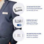 Avery Zweckform Namensschild polar® classic 68 x 22 mm (B x H) 10 St./Pack.