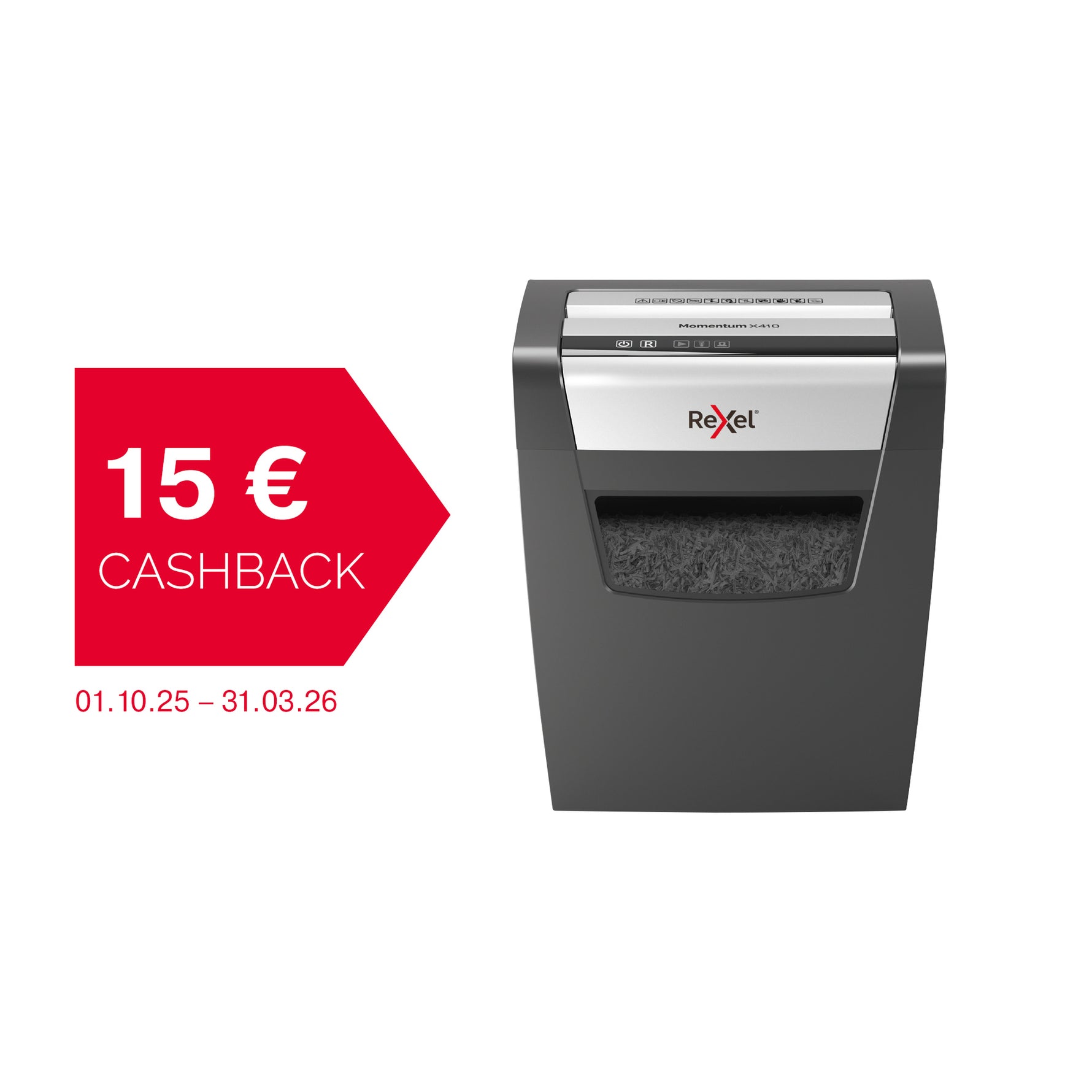 Rexel® Aktenvernichter Momentum X410 - Wiepa Bürofachpartner