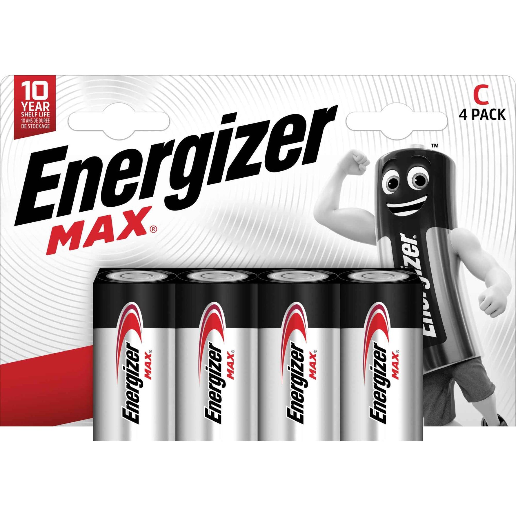 Energizer® Batterie Max® D/Mono 4 St./Pack.