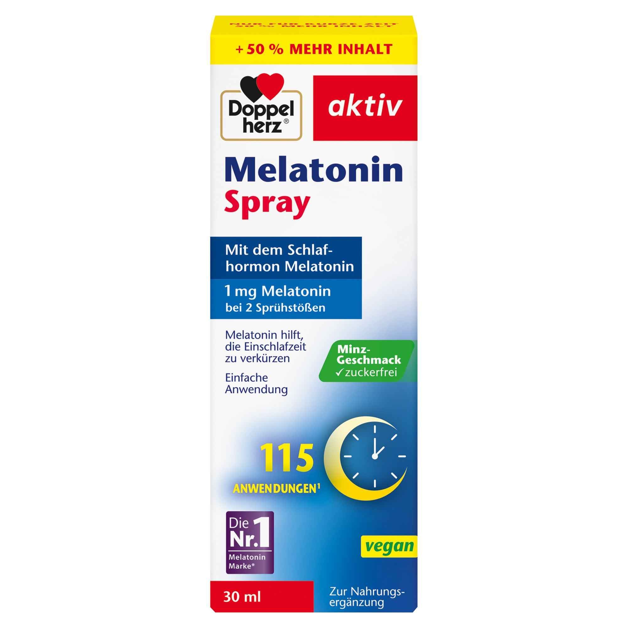 Doppelherz Nahrungsergänzungsmittel aktiv Melatonin