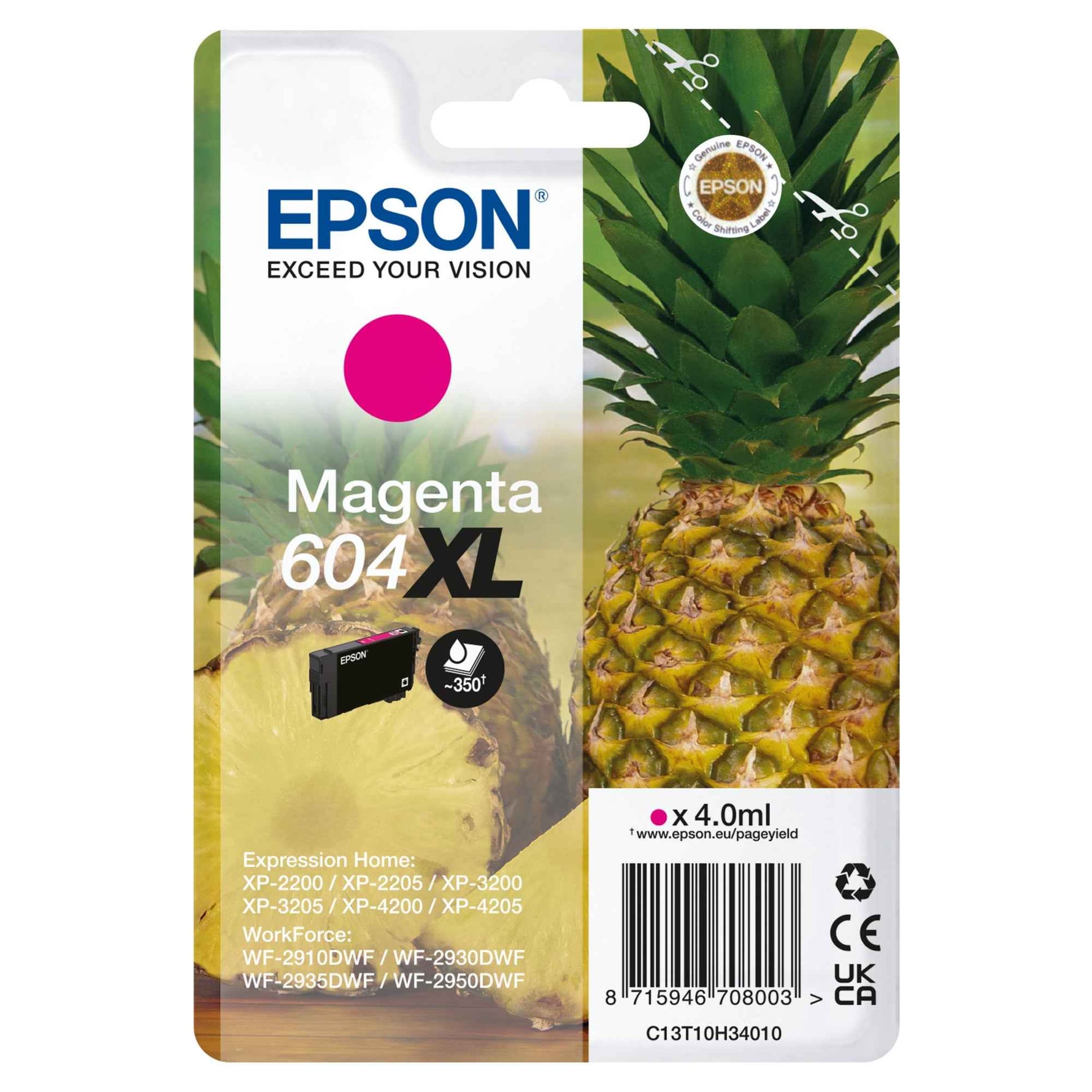 Epson Tintenpatrone 604XL magenta