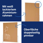 magnetoplan® Moderationstafel nicht zusammenklappbar Kork