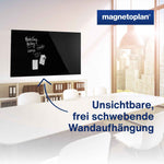 magnetoplan® Glasboard Design tiefschwarz