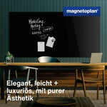 magnetoplan® Glasboard Design tiefschwarz