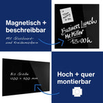 magnetoplan® Glasboard Design tiefschwarz