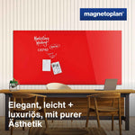 magnetoplan® Glasboard Design intensivrot